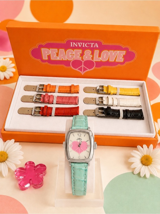 Invicta Accessories - Invicta Peace & Love Baby Lupah Watch 7 Interchangeable Straps NIB